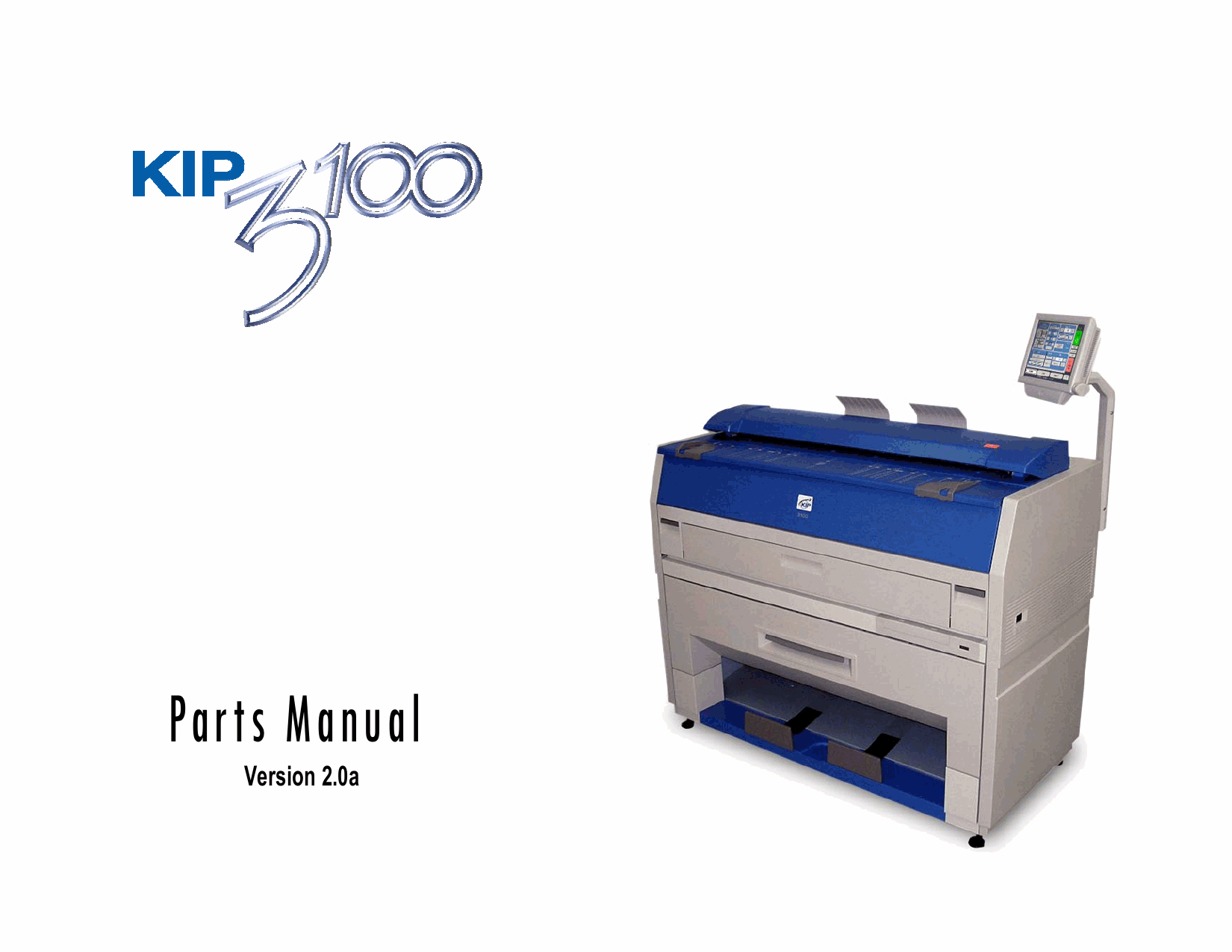 KIP 3100 Parts Manual-1